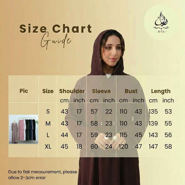 Aliza Hooded abaya | Rayyan & Co.