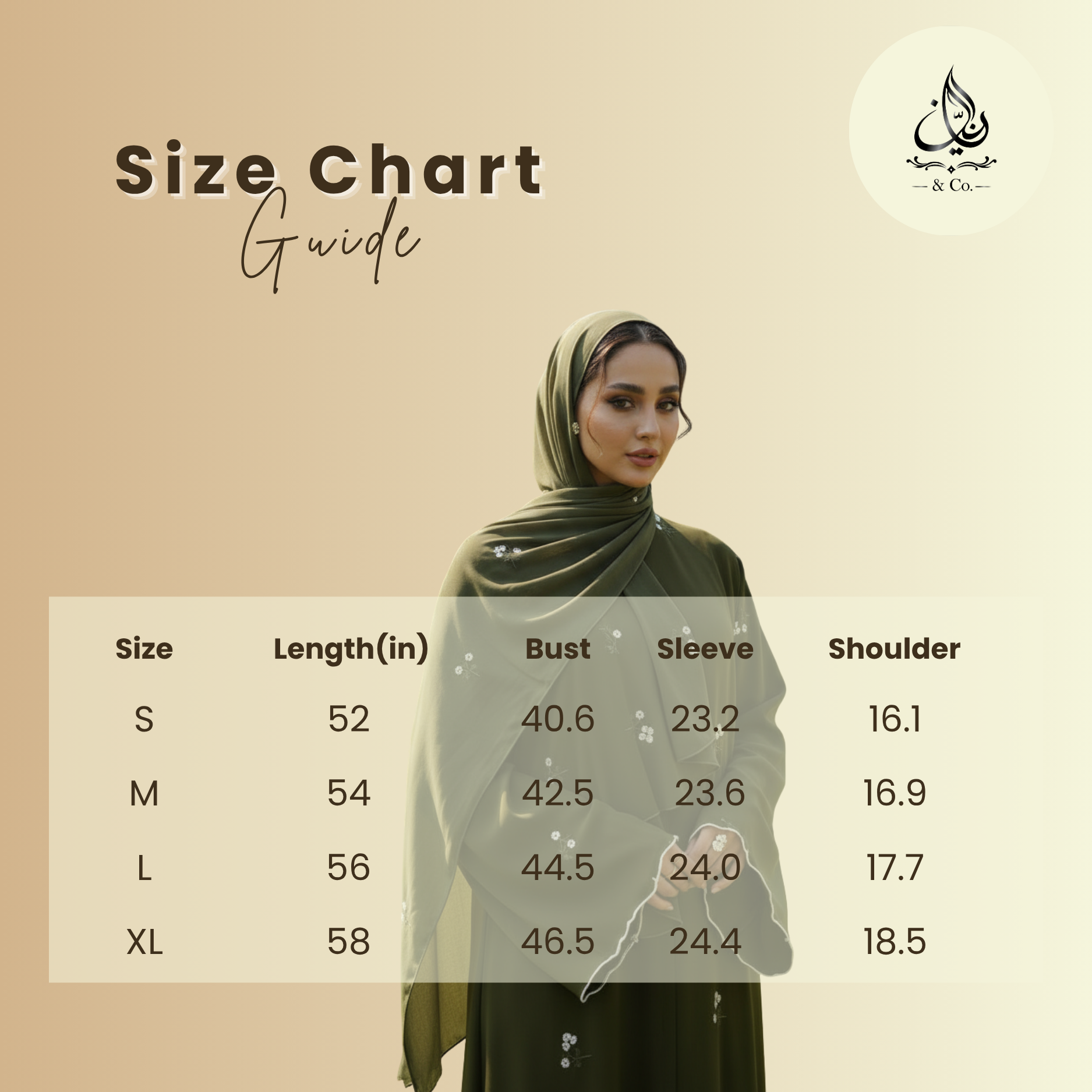 Safiya floral embroidered flowing abaya for women by Rayyan & Co. with elegant modest design