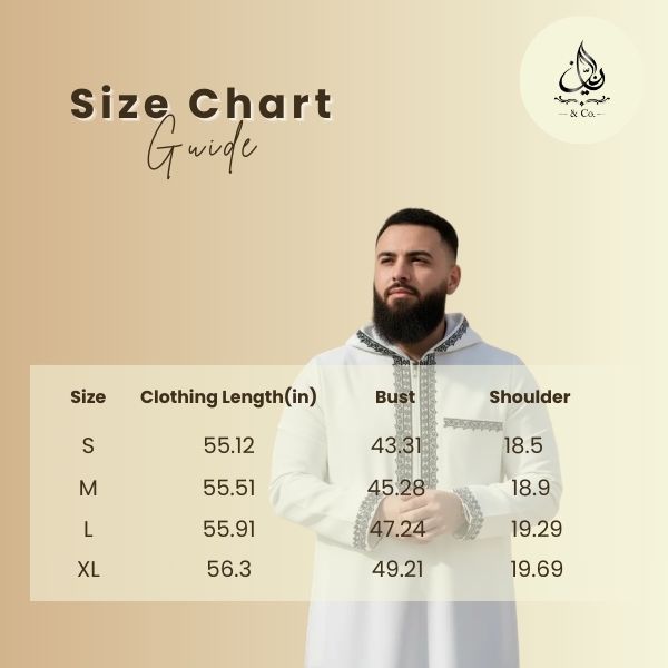 Saif Heritage men’s thobe by Rayyan & Co. with traditional structured design for Islamic and modest menswear